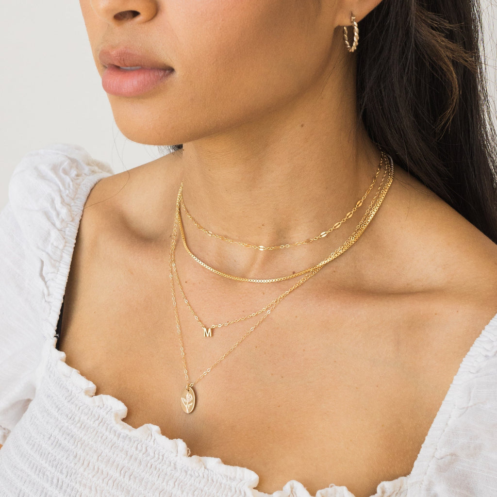 Small Initials Necklace