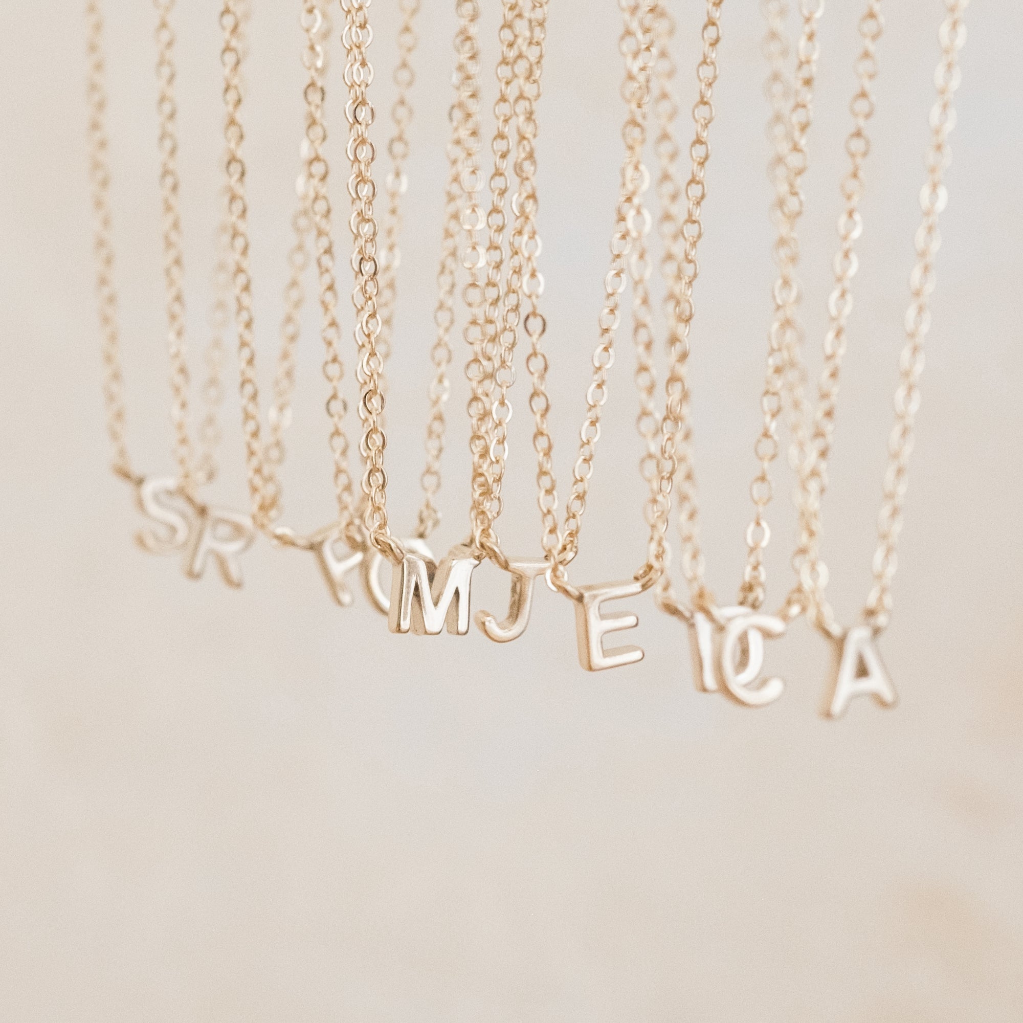 Small Initials Necklace