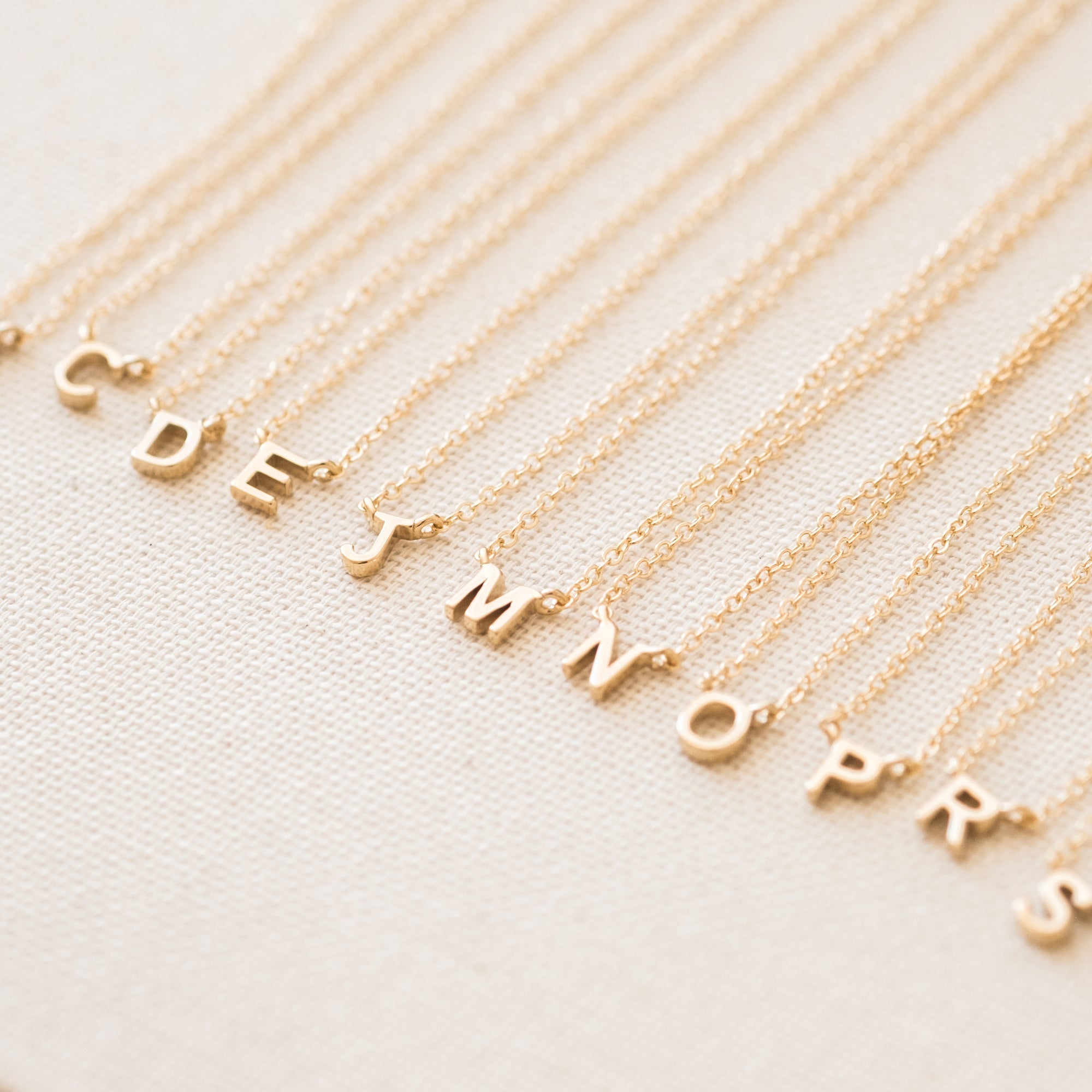 Small Initials Necklace
