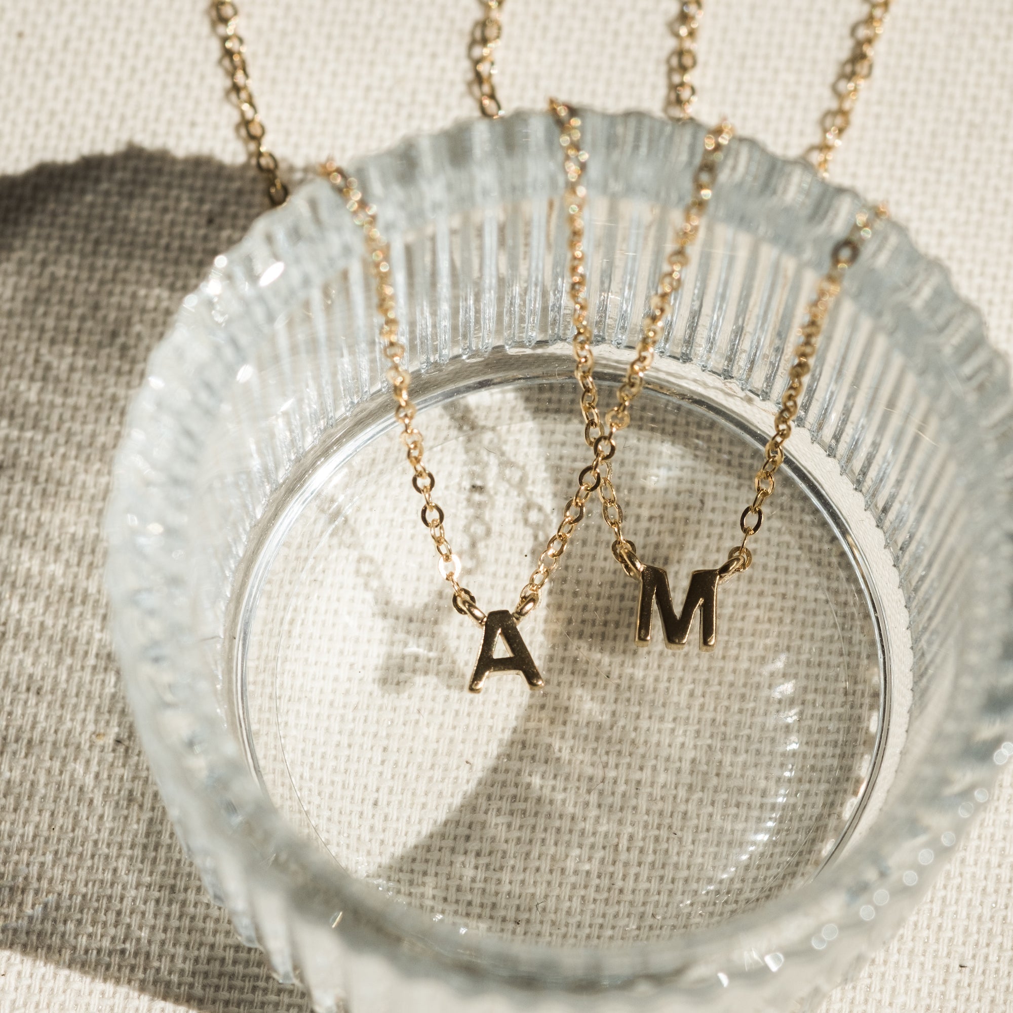 Small Initials Necklace