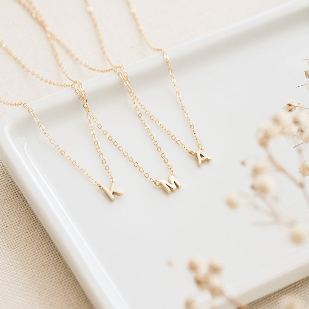 Small Initials Necklace