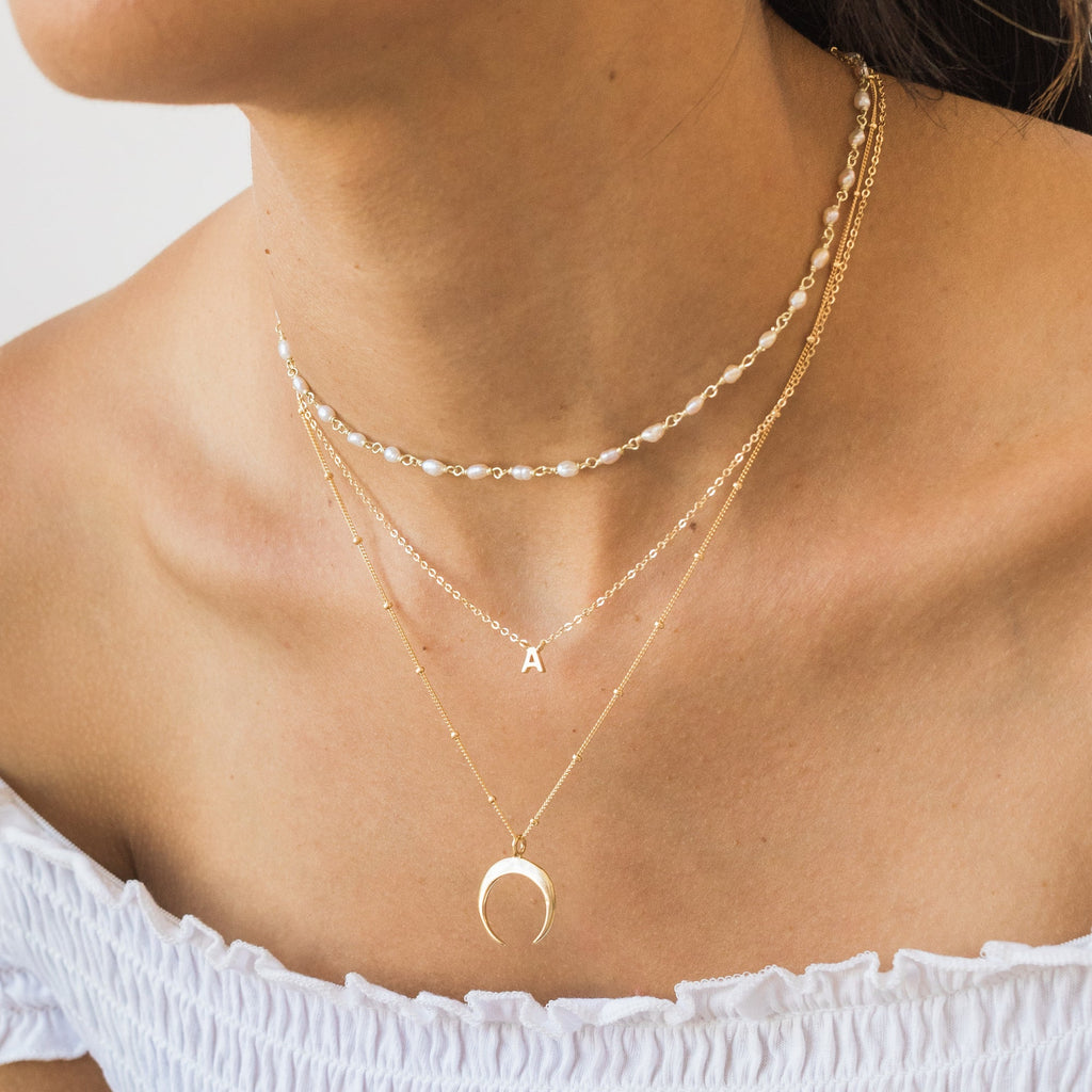 Small Initials Necklace