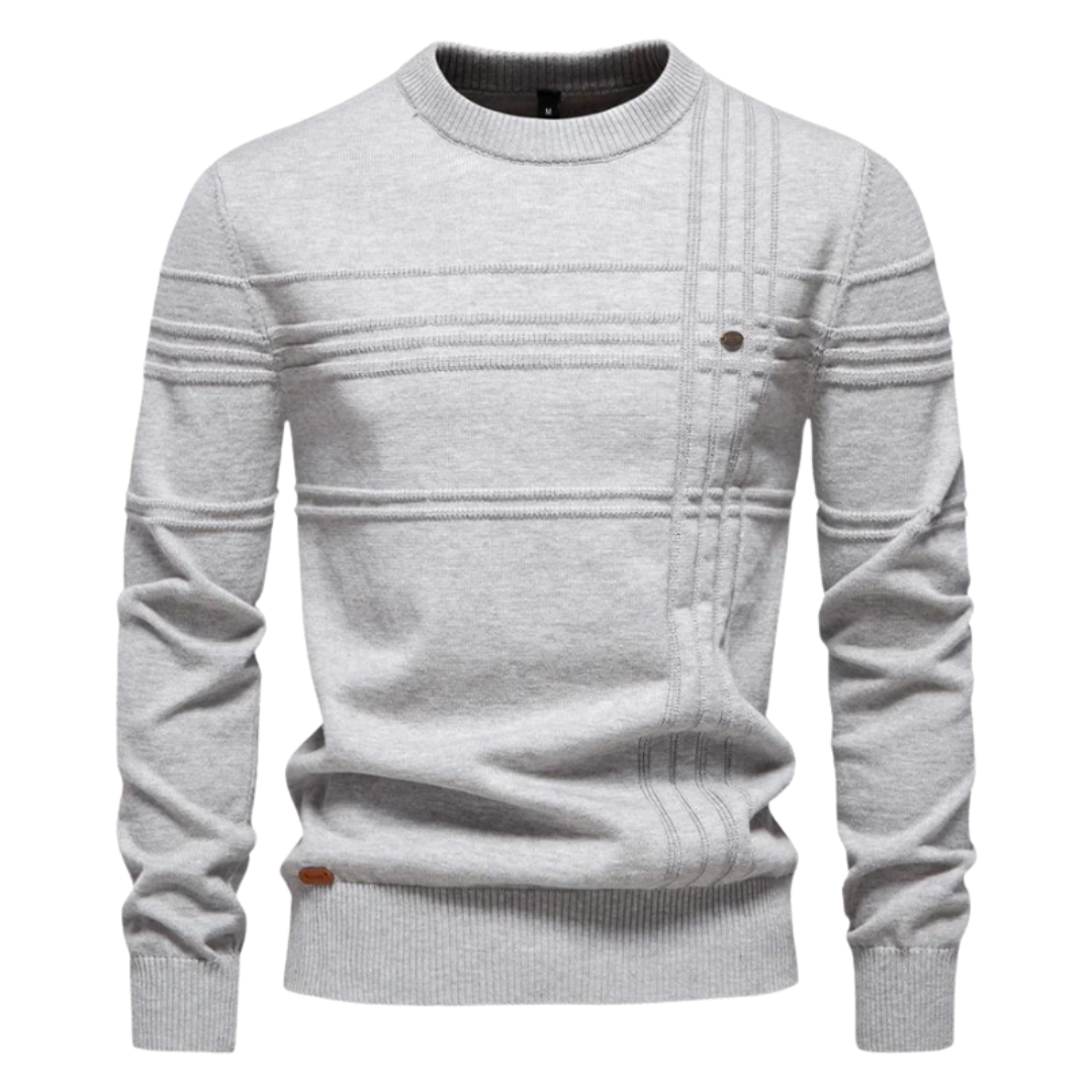 BOSSHARD | Stylish Men's Sweater with Check Design