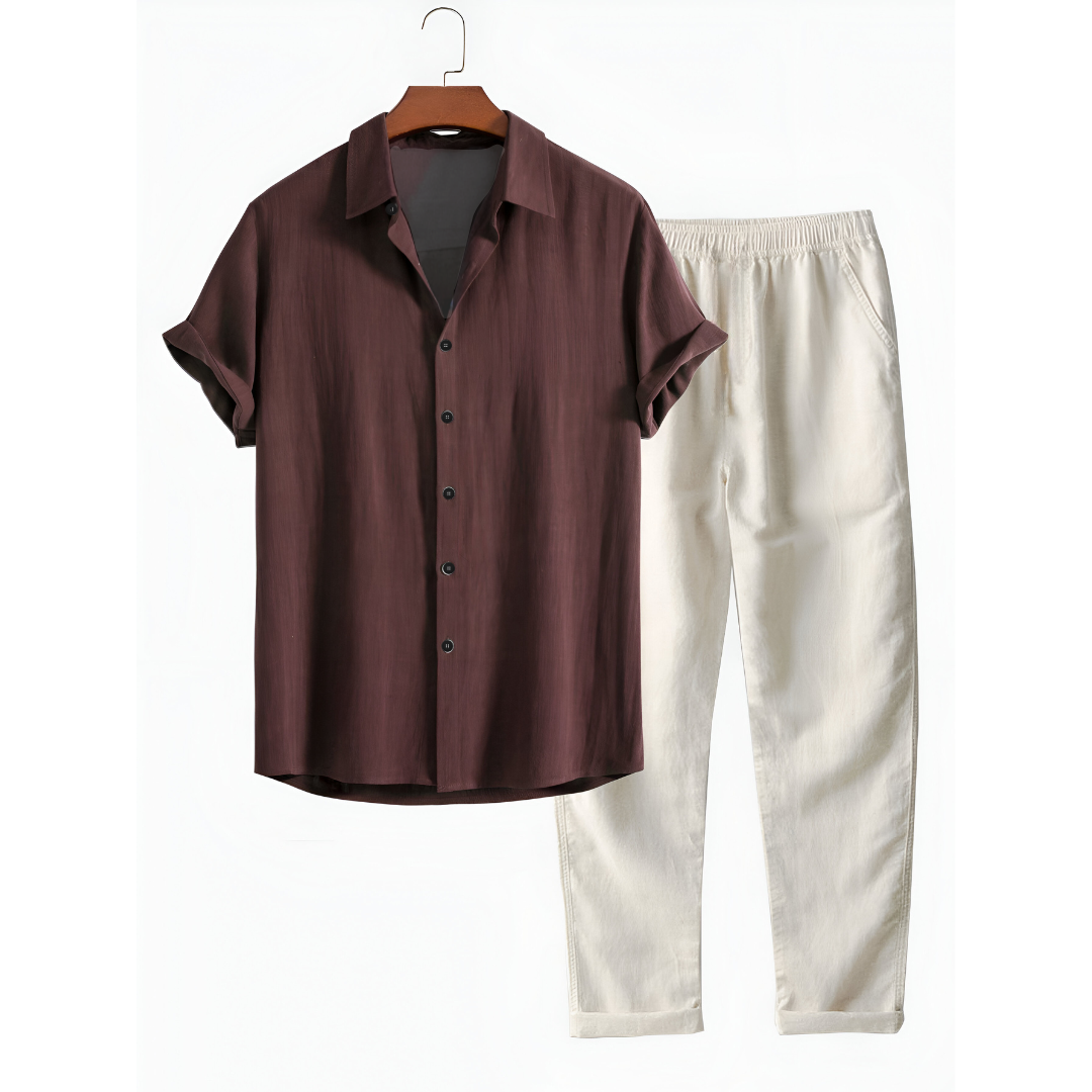 Furlan – Short Sleeve Shirt and Trousers Set