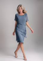 Ursula Chiffon Midi Dress