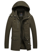 Elegant Cotton-Lined Winter Jacket