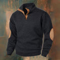 René | Knitted Sweater with Suede Details
