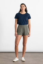 Luca Track Shorts / Olive Striped