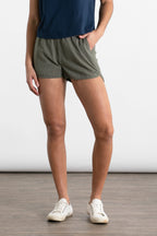 Luca Track Shorts / Olive Striped