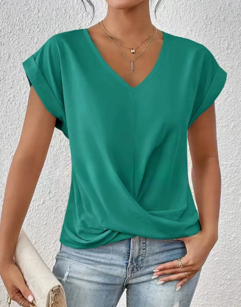Eloise | Women's T-Shirt with Heart Neckline