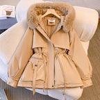 ERIKA – Elegant Winter Coat with Fur