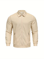 Marvin – Casual Polyester Jacket with Zip