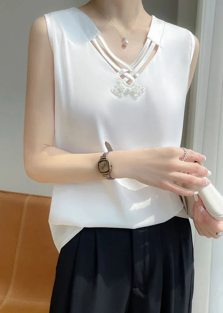 Abby | Sleeveless V-Neck Tank Top