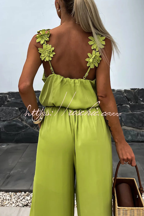 Cosima | Casual Jumpsuit with Embroidery