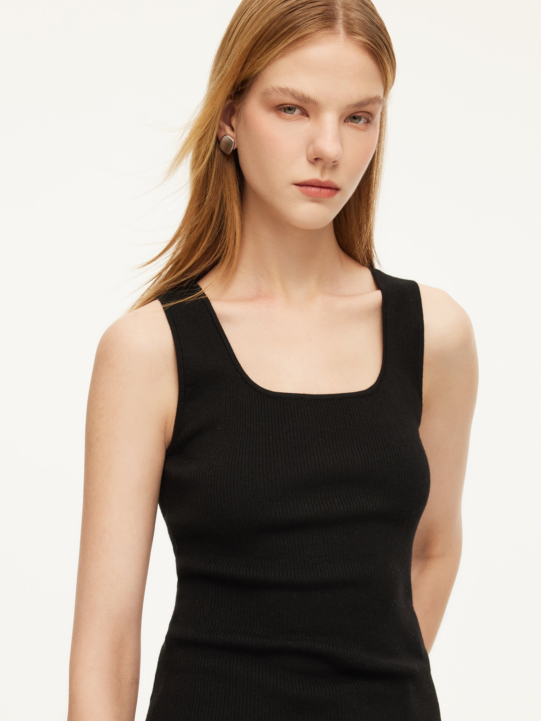 Women's Square Neck Strappy Top