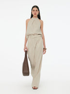 100% Linen Women's Halter Top