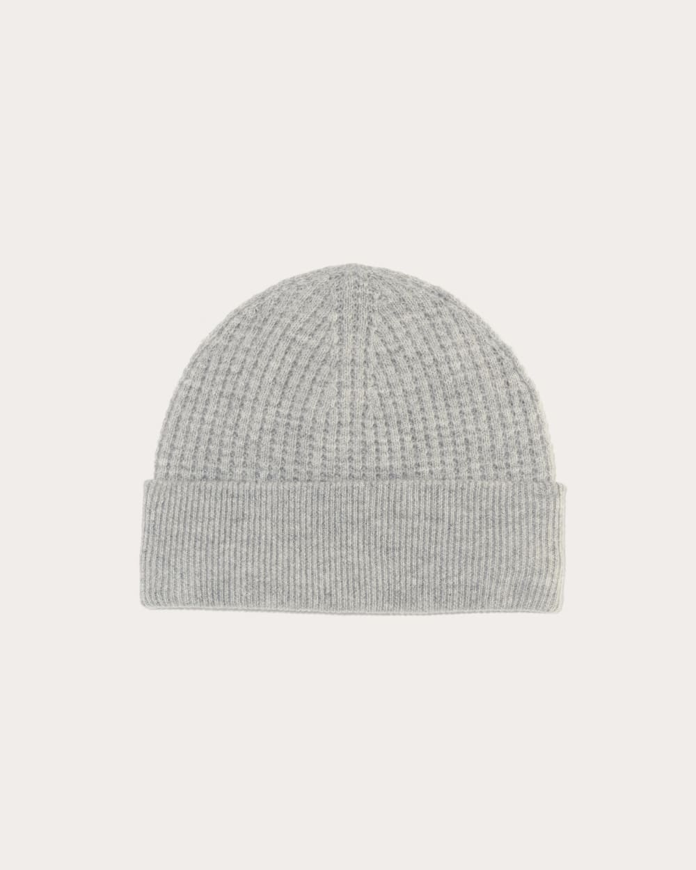 Waffle Beanie | Grey Melange