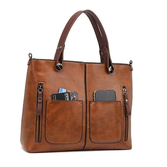 Leather Shoulder Bag Britney – Elegant and Timeless