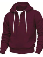 Kolton – Hooded Sweatshirt with Half Zip