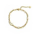 Grace | Gevlochten Armband met Gouden Balletjes