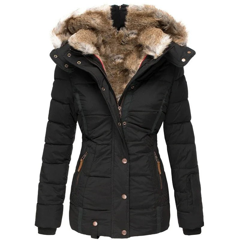 Laura | Winter Parka with Faux Fur