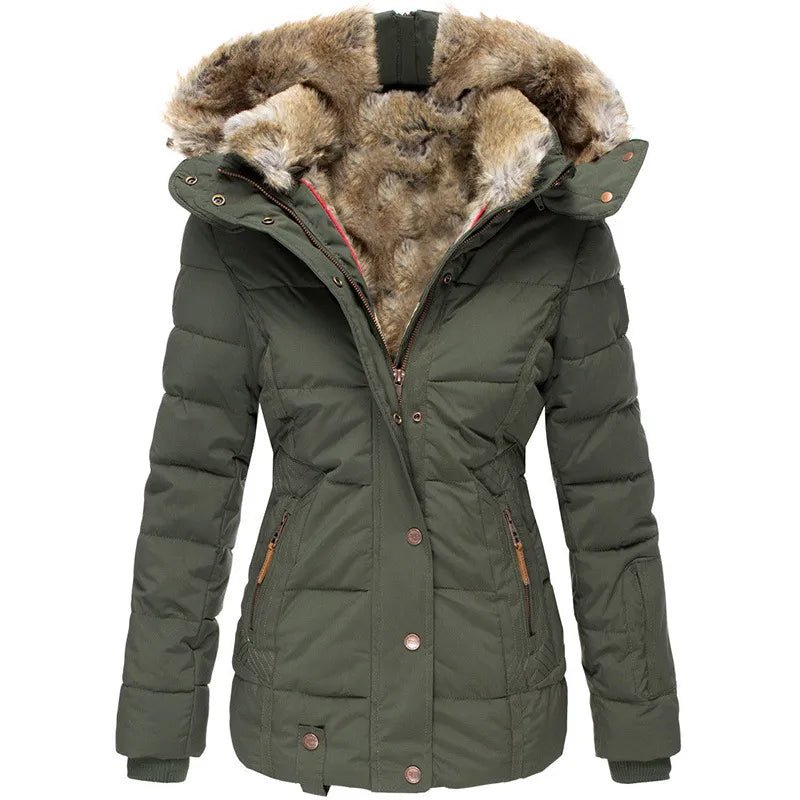 Laura | Winter Parka with Faux Fur