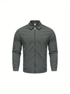 Marvin – Casual Polyester Jacket with Zip
