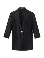 Ladies' Tencel Jacket with One Button
