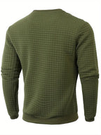 Andreas Herren Pullover – Boho Check, Langarm, Gemütlich