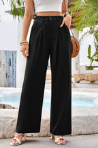 Alessa | High waist wide-leg trousers