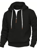 Kolton – Hooded Sweatshirt with Half Zip