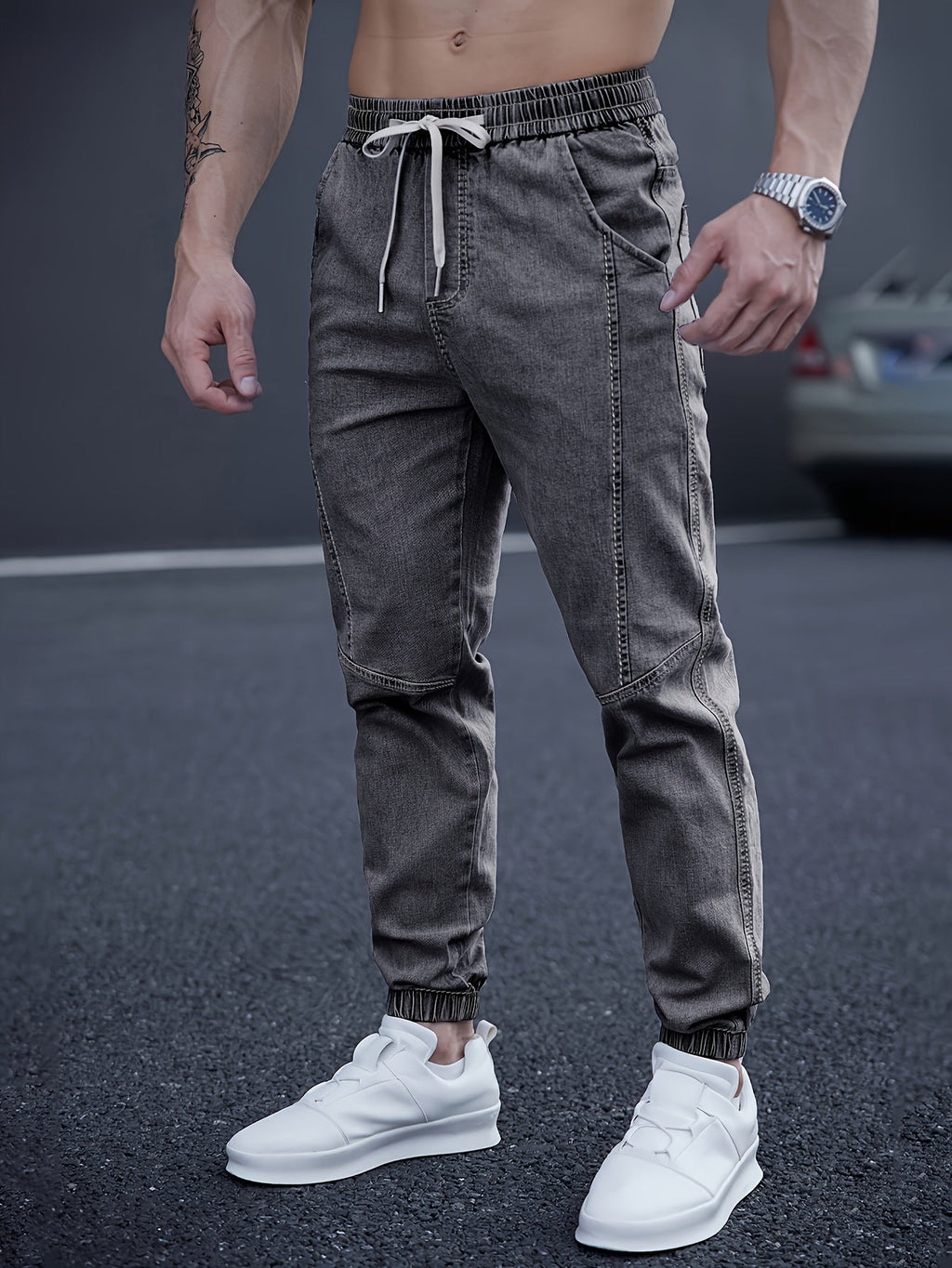 Trent Cargo Trousers with Side Pockets
