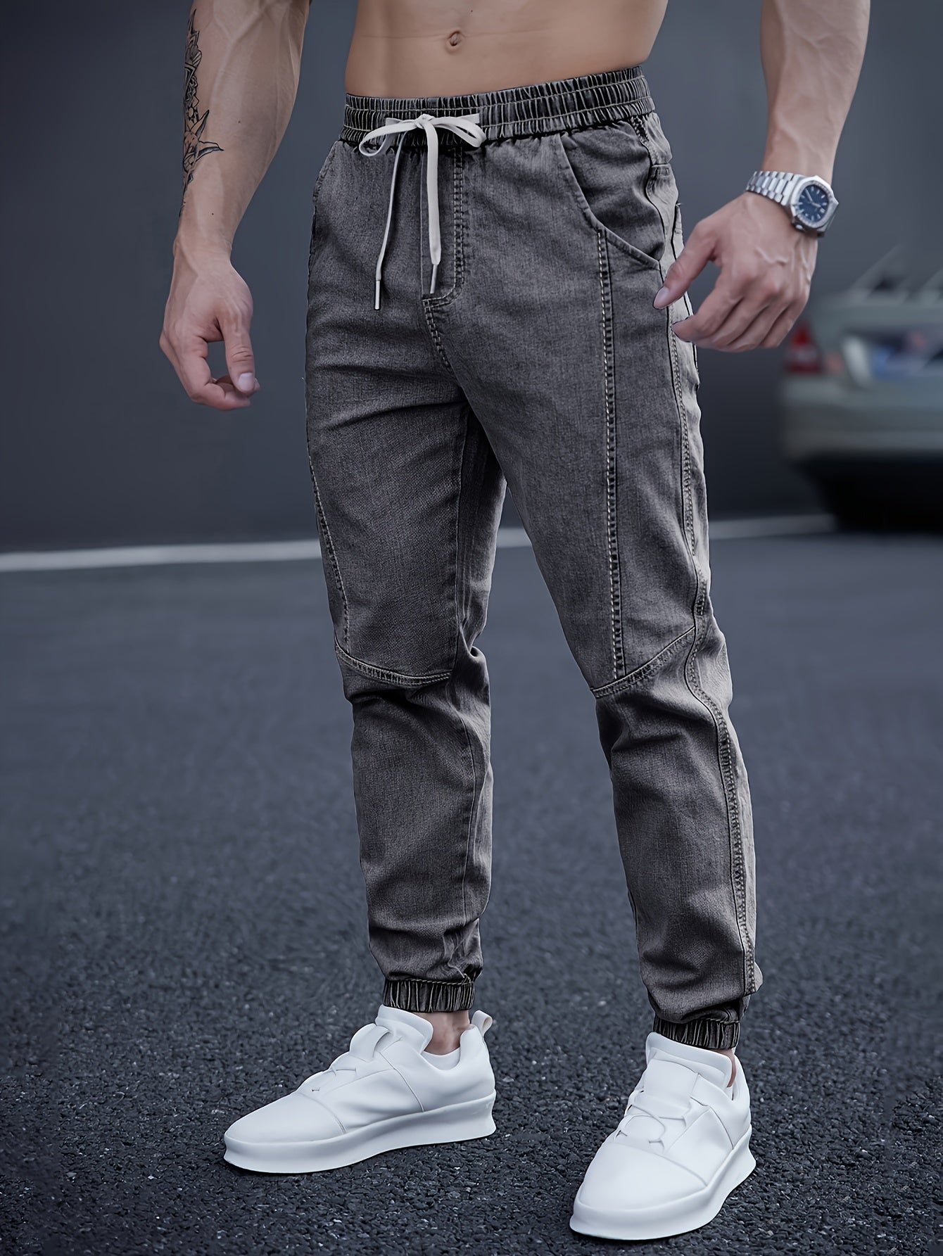 Trent Cargo Trousers with Side Pockets