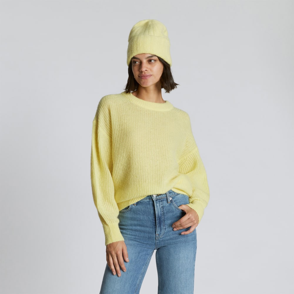 Alpaca Beanie | Lemon