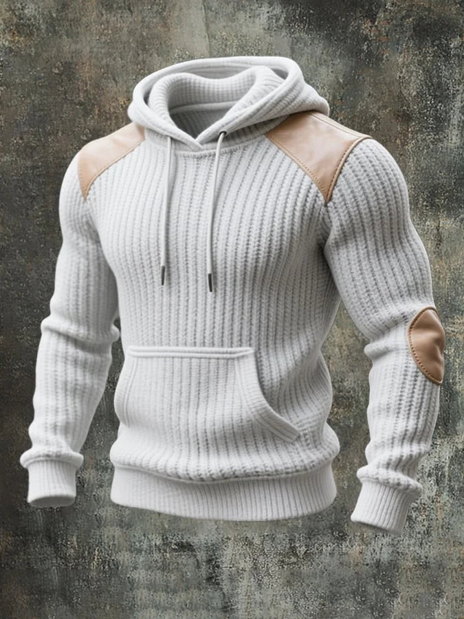 Rico | Vintage Suede Knit Hoodie