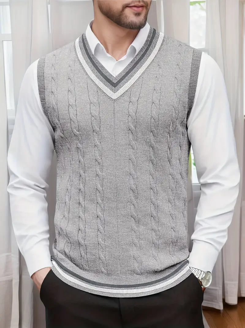 Duane | Sleeveless Knitted Sweater