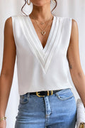 Eina | V-Neck Pleated Tank Top