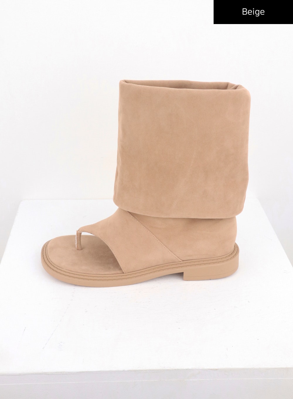 Knee-High Cut Toe Boots CL310