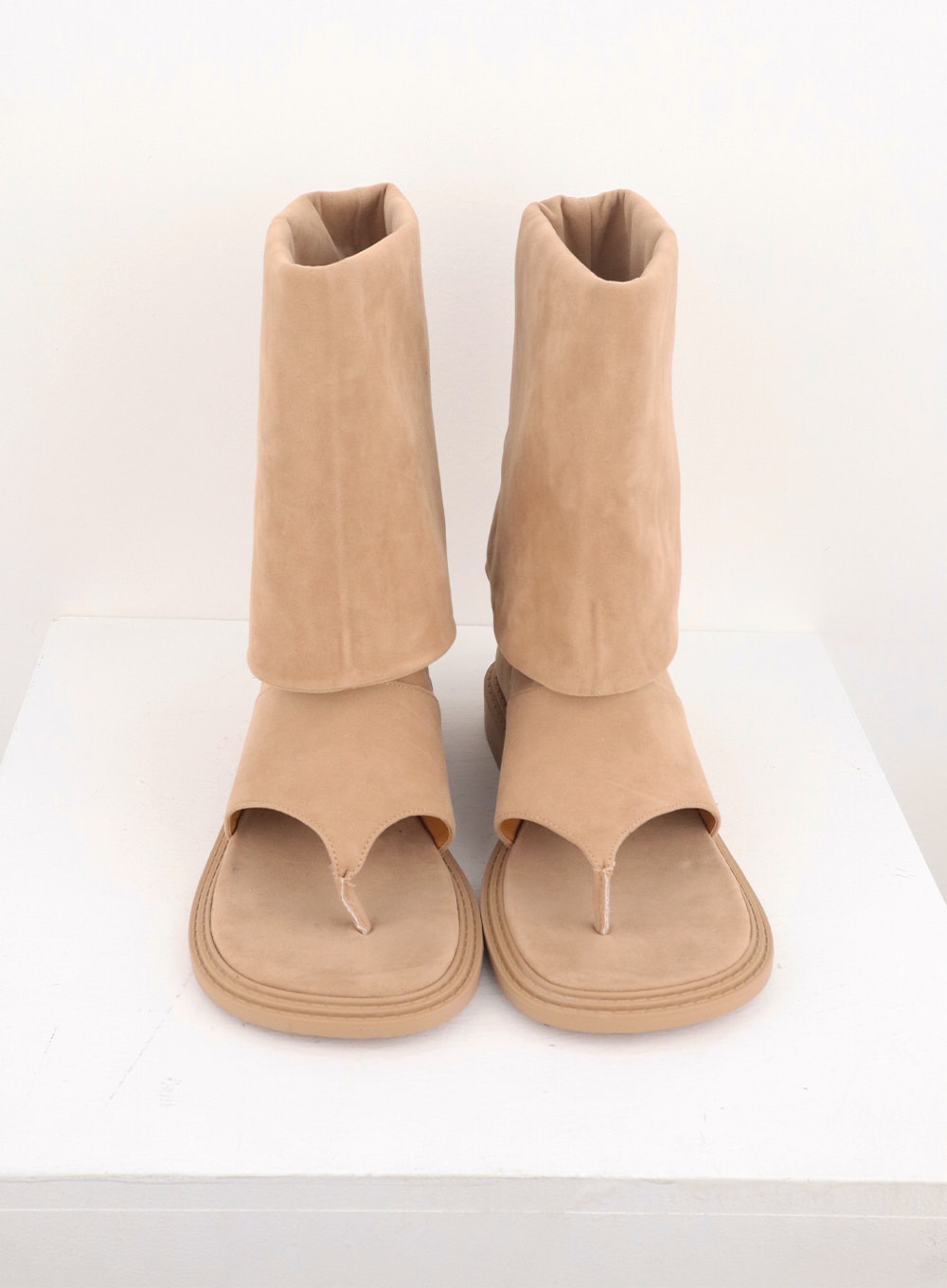 Knee-High Cut Toe Boots CL310