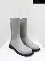 Mid-Calf Side Zip Boots OJ300