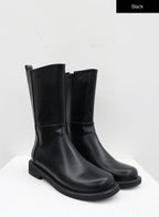 Mid-Calf Side Zip Boots OJ300