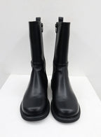 Mid-Calf Side Zip Boots OJ300
