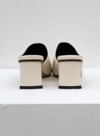 Square Toe Heeled Mules CJ27