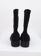 Faux Leather Boots with Side Zip OS302
