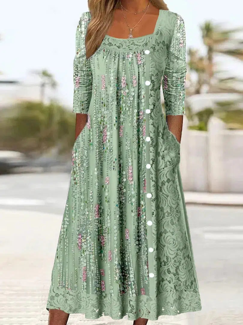 Fresh Meadow Midi Dress