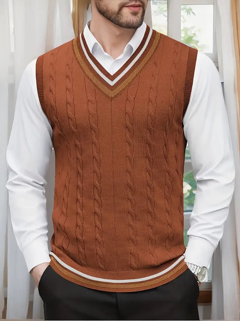 Duane | Sleeveless Knitted Sweater