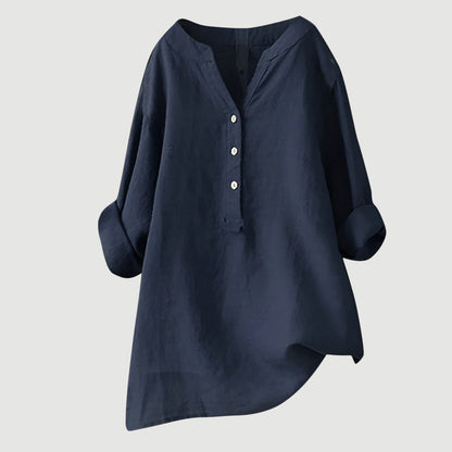 Zarina Women's Linen Blouse – Comfortable, Light & Airy