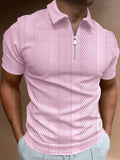 Rocco | Casual Reversible Knitted Jacquard Polo