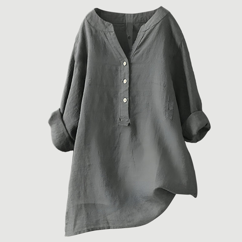 Zarina Women's Linen Blouse – Comfortable, Light & Airy