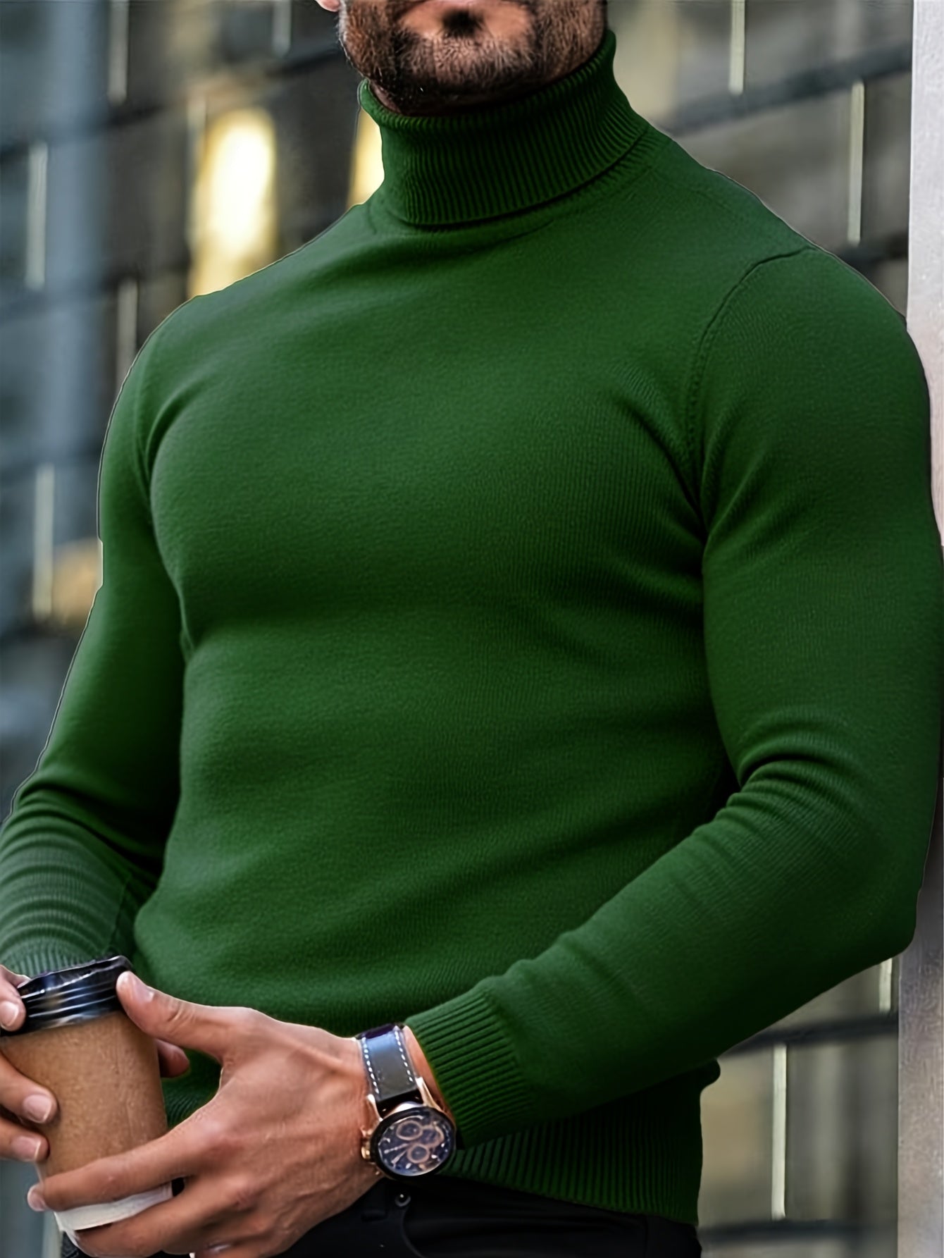 Koef | Turtleneck Pullover with Urban Winter Look